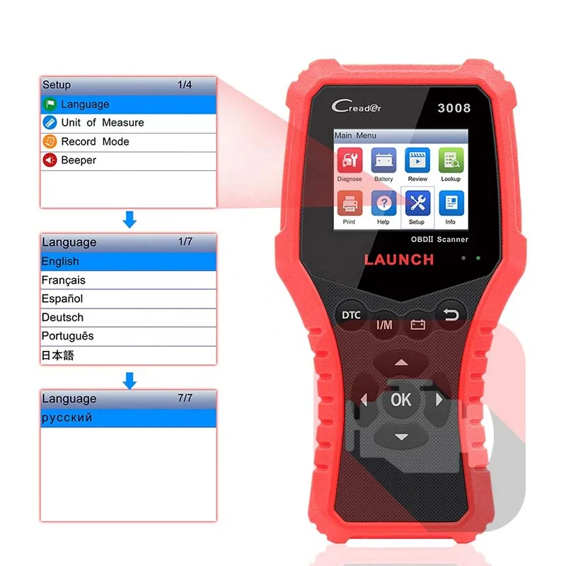 Valise Diagnostic Auto OBD2 - Lecteur De Codes Défaut, écran Couleur, Compatible Véhicules Après 1996