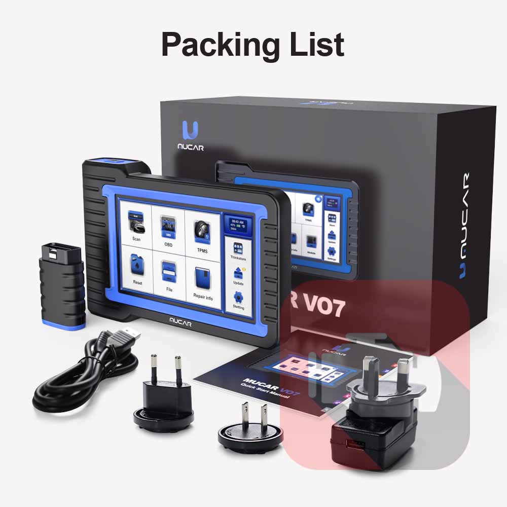 MUCAR VO7S : Multi-Make Auto Pro Diagnostic Kit [CAN-FD, 28 Resets, ECU Coding, Quick Test] 🚀🏁